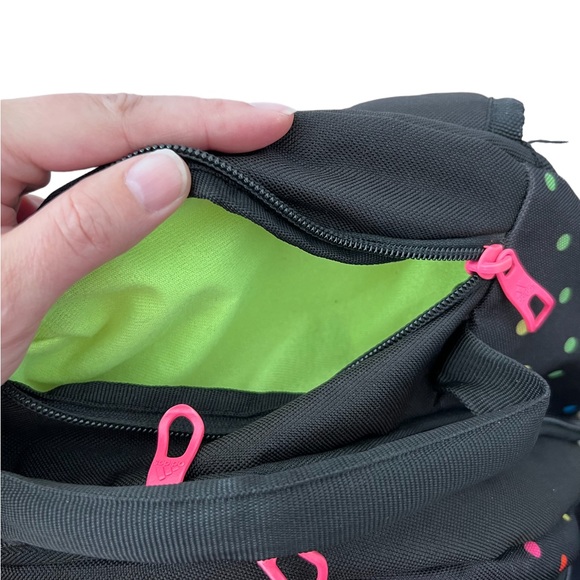 Adidas Black Colorful Polka Dot Backpack - Picture 5 of 15